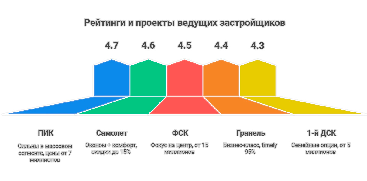 квартира от застройщика в Москве рейтинг